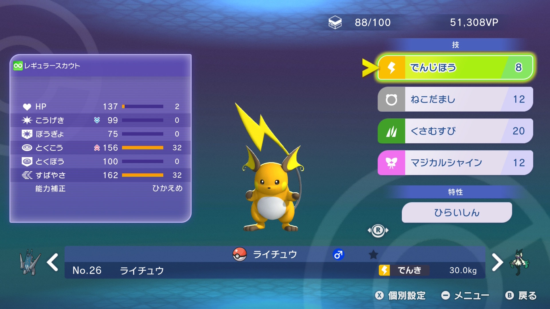 スカウト産は見分けつくようにBNなし