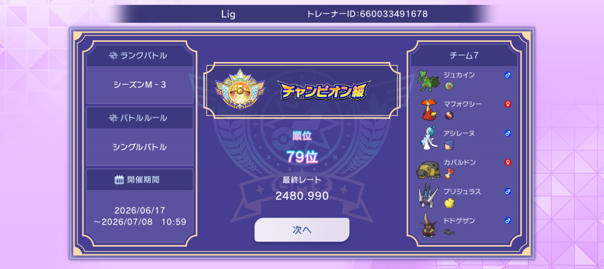 最終79位、最高地点もここ