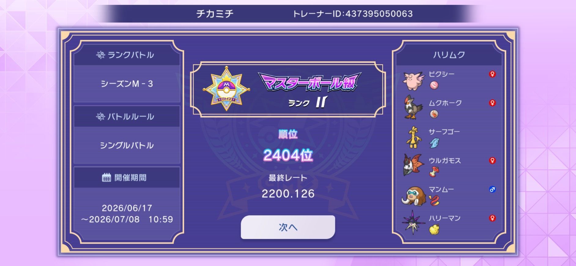 2200でもランクⅡってどういうことなん?