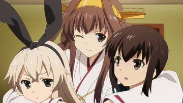 アニメ「艦隊これくしょん」第4話より
画像左が島風(cv佐倉綾音)
