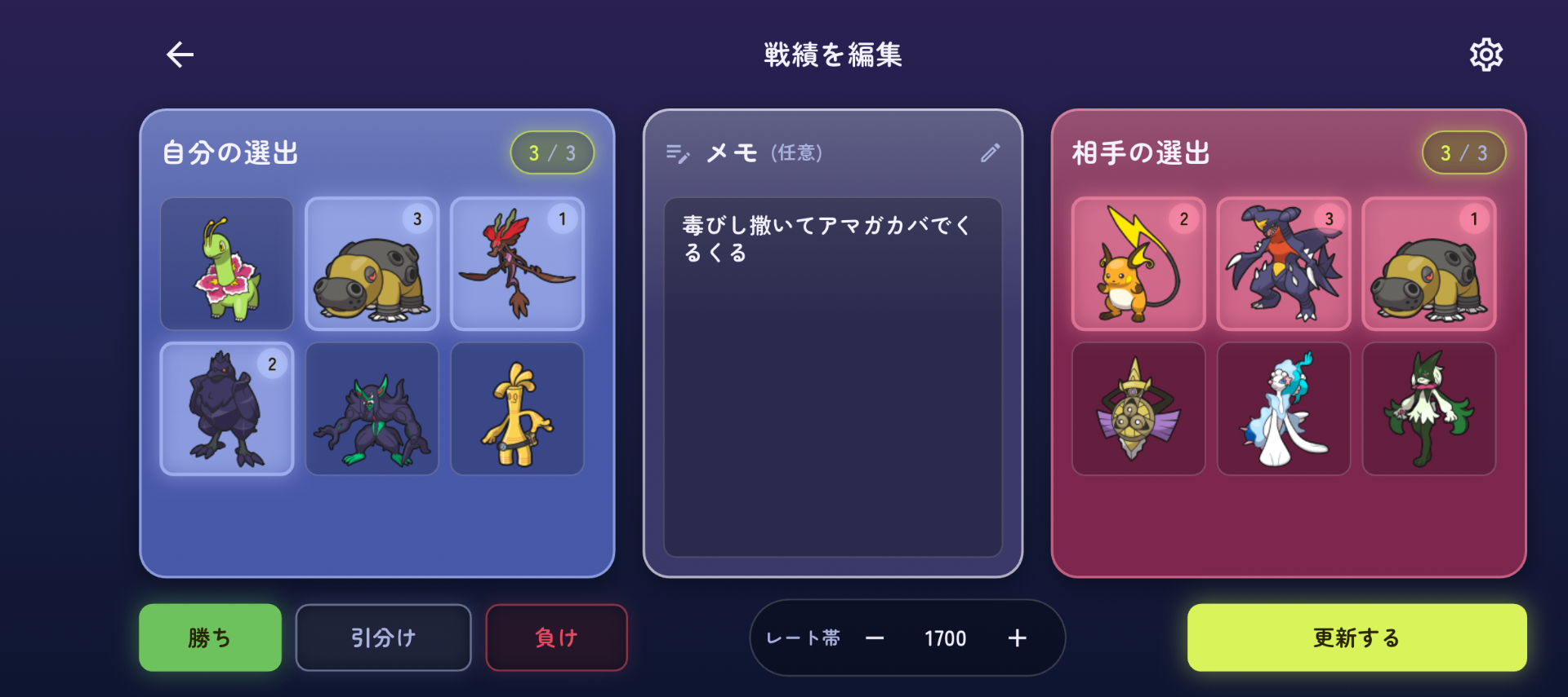 サイクル戦の楽しさを知ったその2