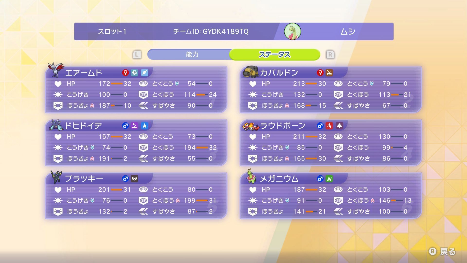 コーディネートパーティ:配分